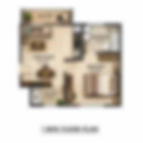 1 BHK Floor Plan