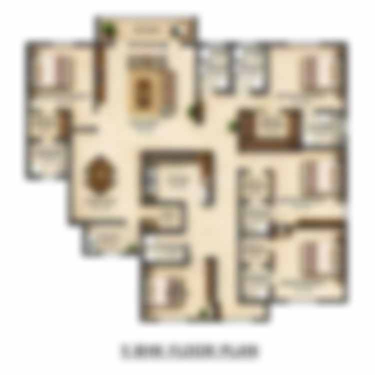 5 BHK Floor Plan